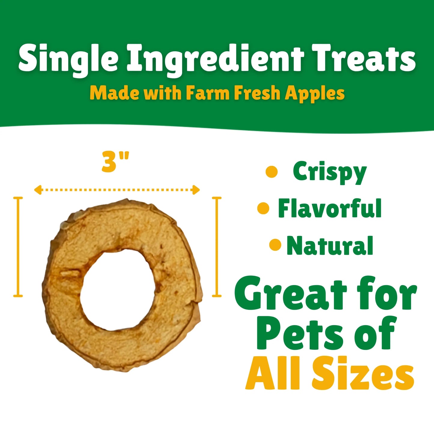 Apple Rings Dog Treats - Doglicious Bakery Bites