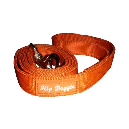 Barker's Bowtique - Hip Doggie - Webbed Leash – Orange - Doglicious Bakery Bites