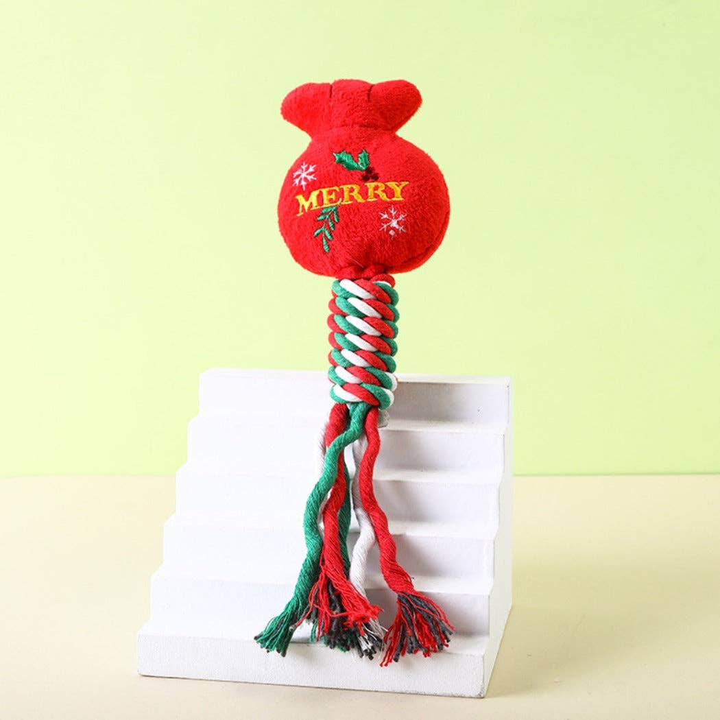 Christmoo – Holiday Tug Rope Toy - Doglicious Bakery Bites