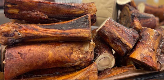 Cold smoked marrow bones - Doglicious Bakery Bites