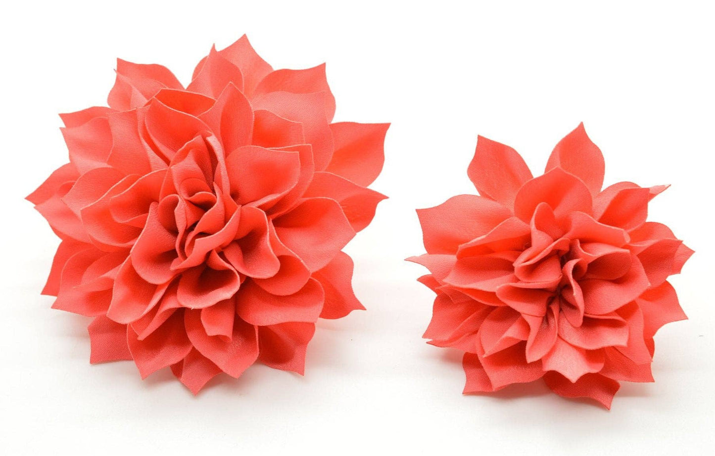 Dog Collar Attachment - Coral Fluffy Flower - Doglicious Bakery Bites