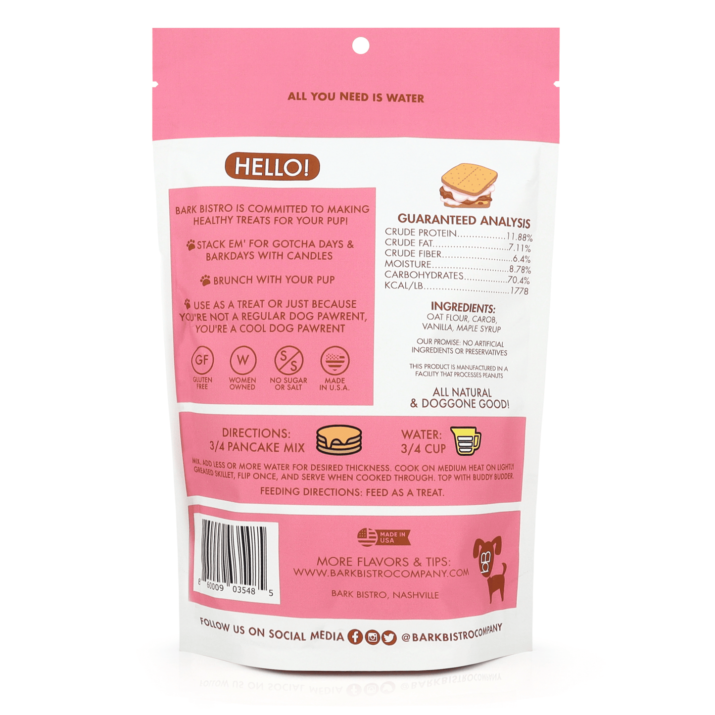 Dog Pancakes Dessert Pancakes - Doglicious Bakery Bites