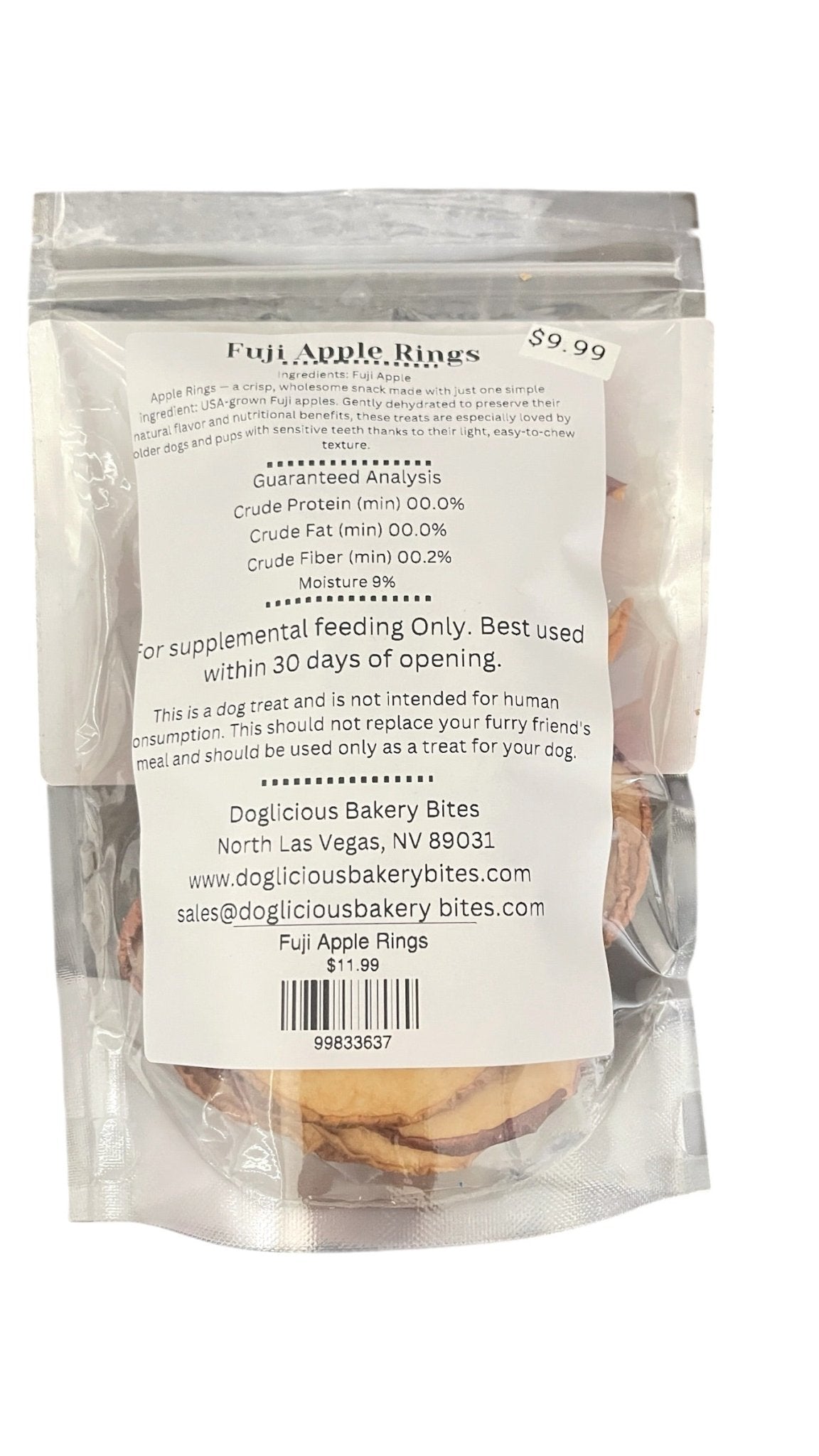 Fuji Apple Rings - Doglicious Bakery Bites