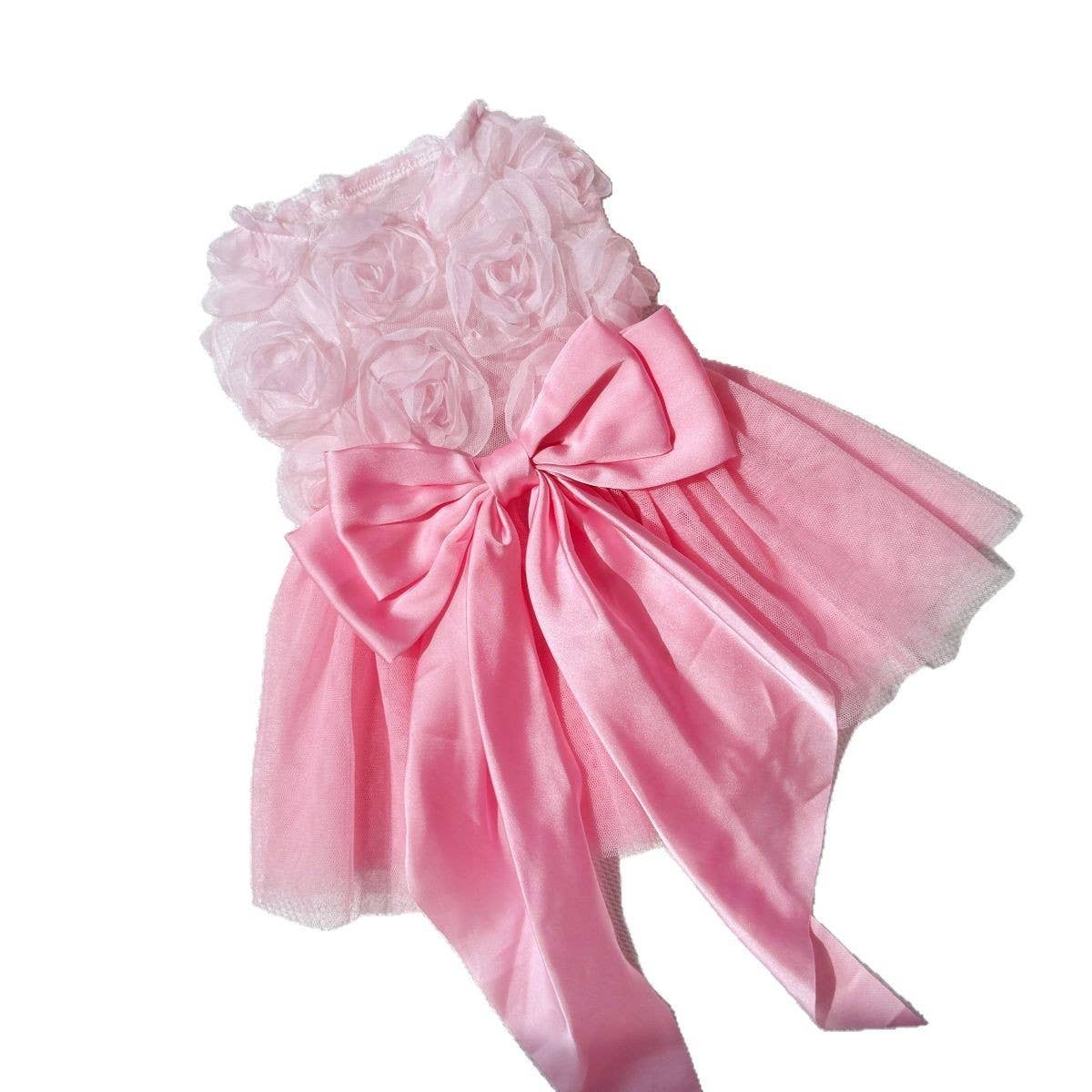 Pink Rose Pet Dress Soft Summer Style - Doglicious Bakery Bites