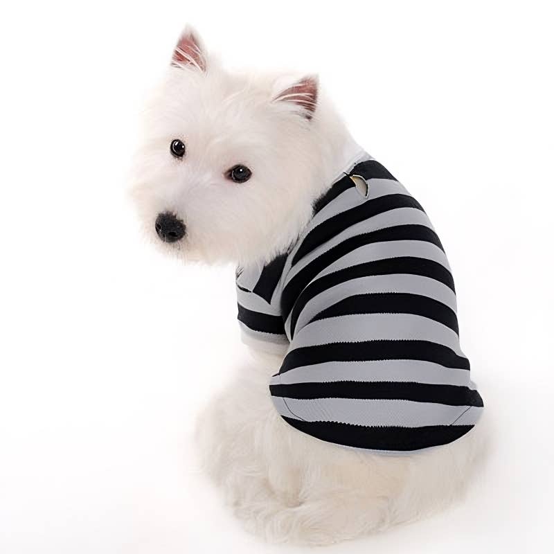 PP Stripe Polo Shirt - Doglicious Bakery Bites
