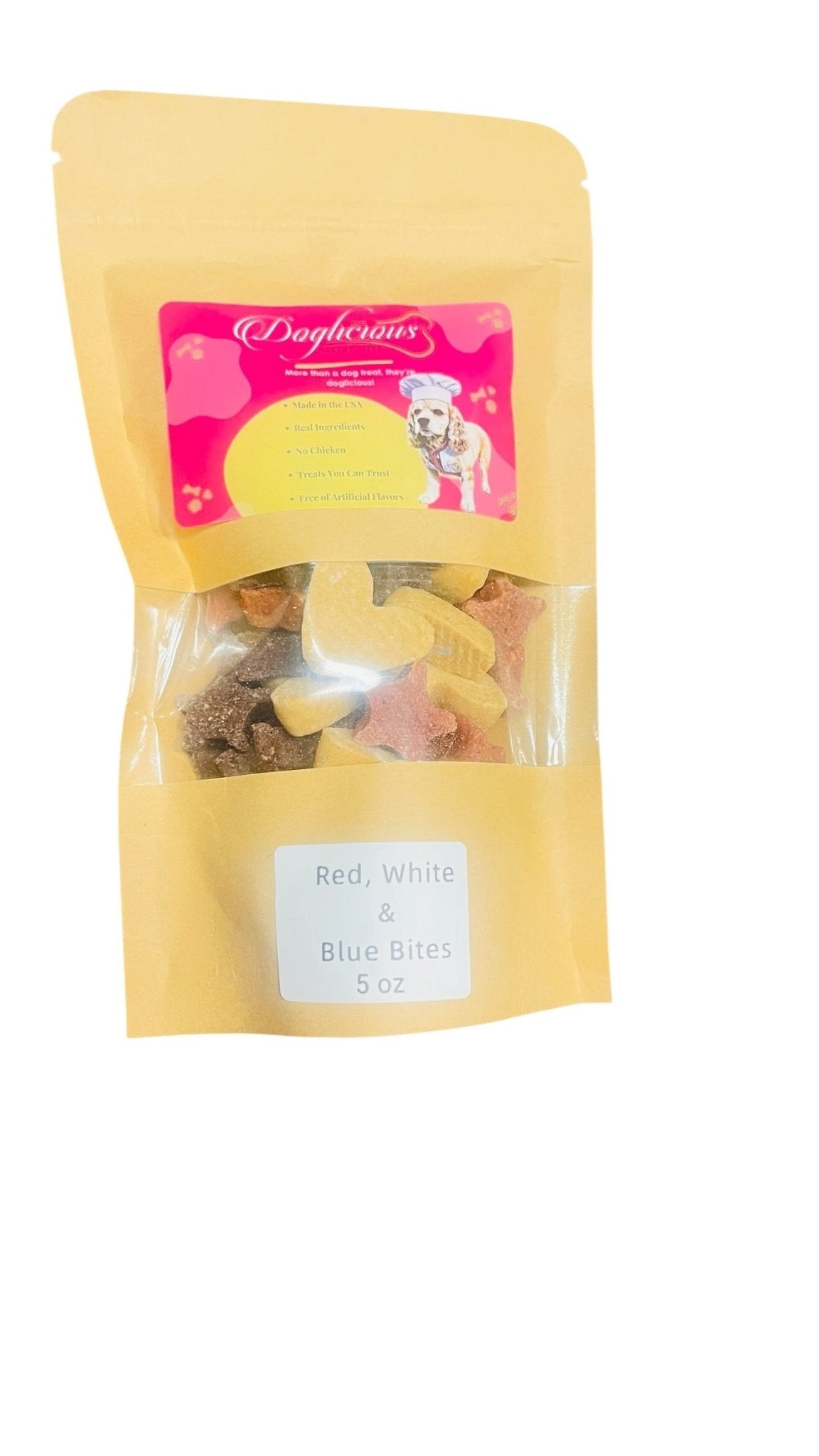 Red, White and Blue Bites - Doglicious Bakery Bites