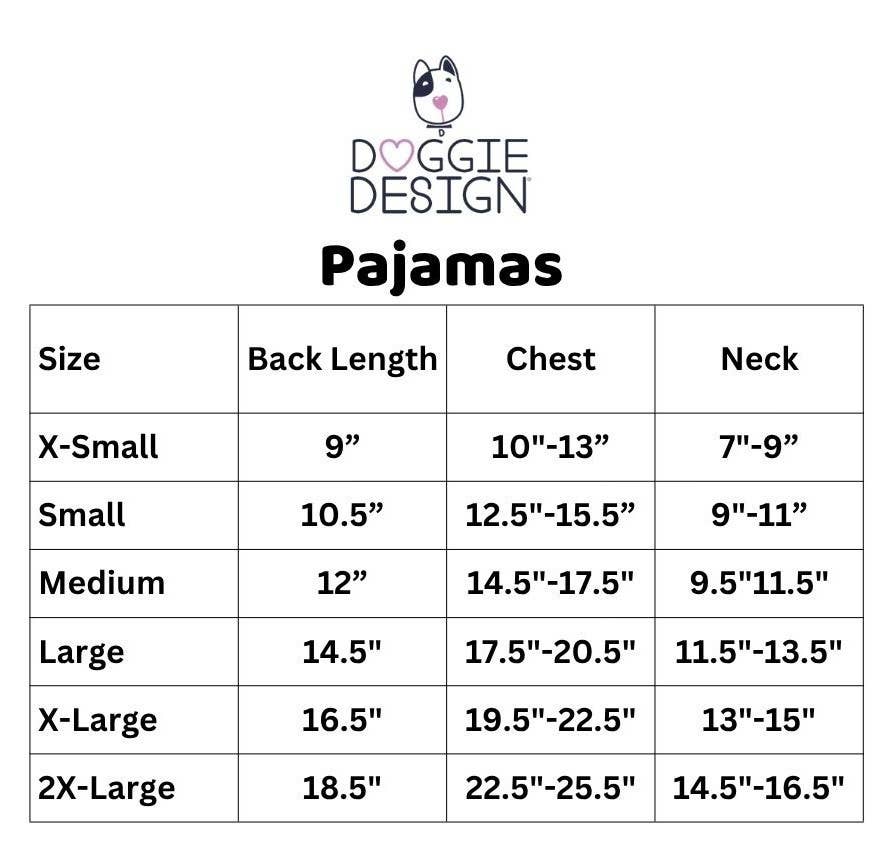Soft Dog Pajamas - Dinos Fun! - Doglicious Bakery Bites