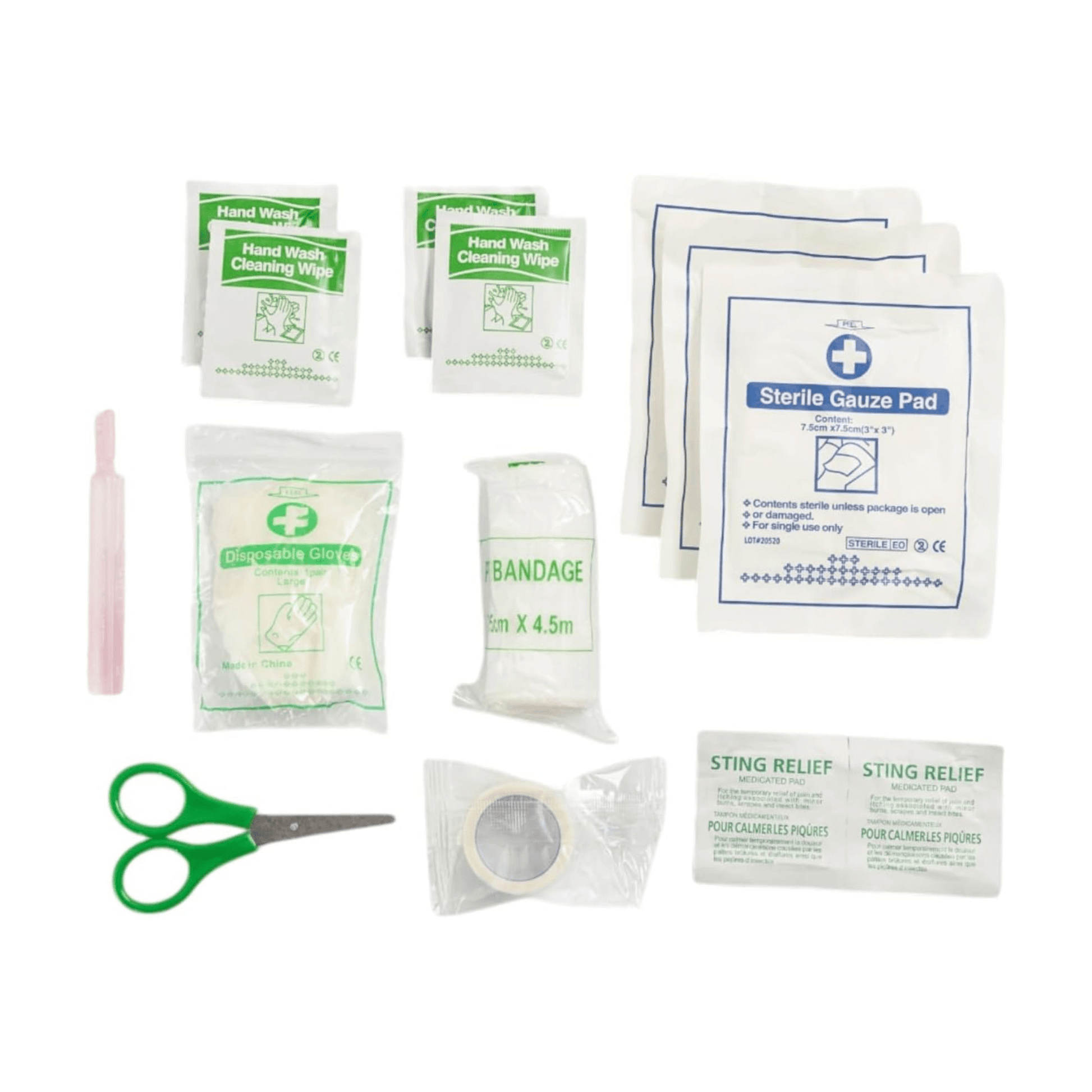 19 - Piece Pet First Aid Kit with Carabiner: Essential Gear - Doglicious Bakery Bites