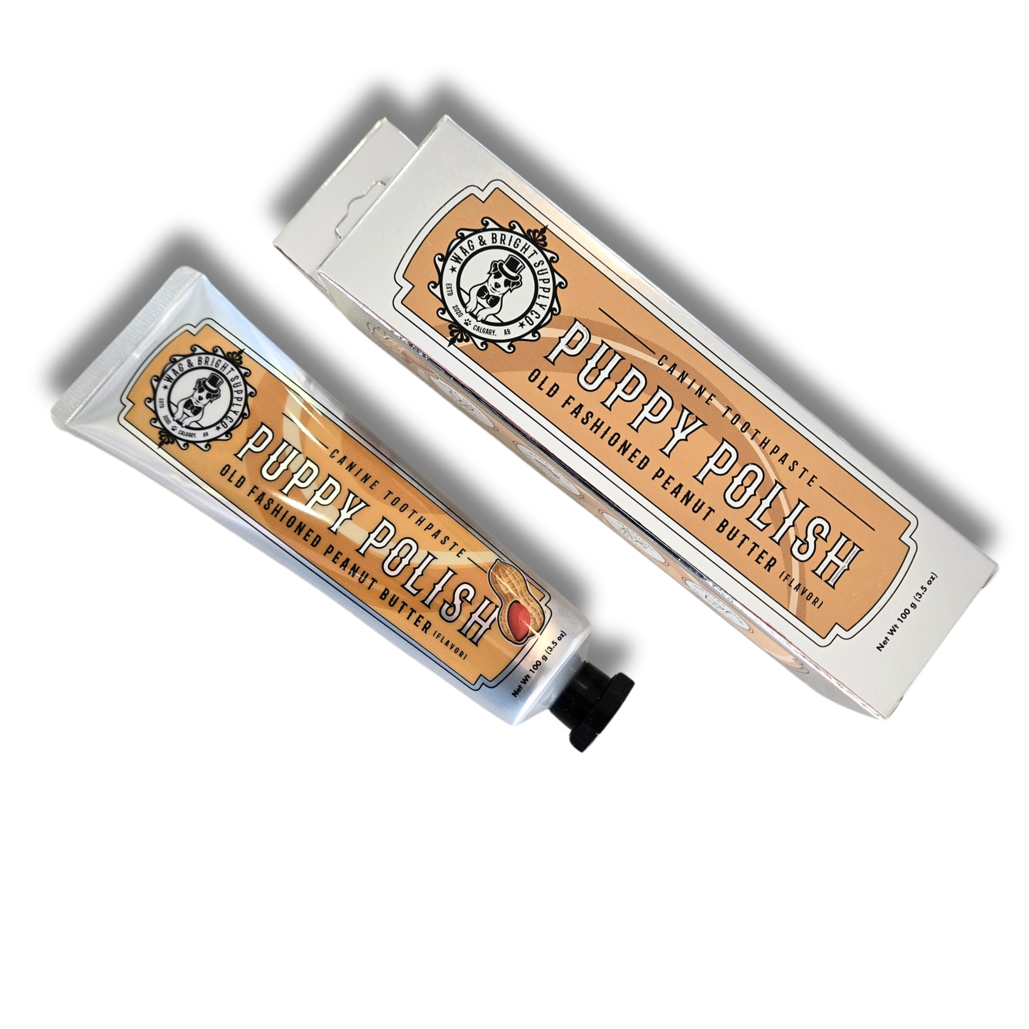 Wag & Bright Supply Co. - Puppy Polish Toothpaste - Old Fashioned Peanut Butter