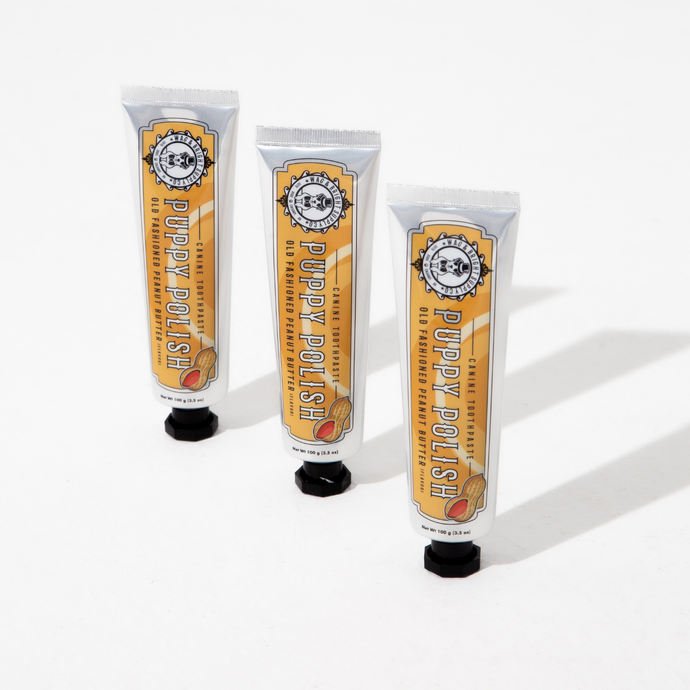Wag & Bright Supply Co. - Puppy Polish Toothpaste - Old Fashioned Peanut Butter
