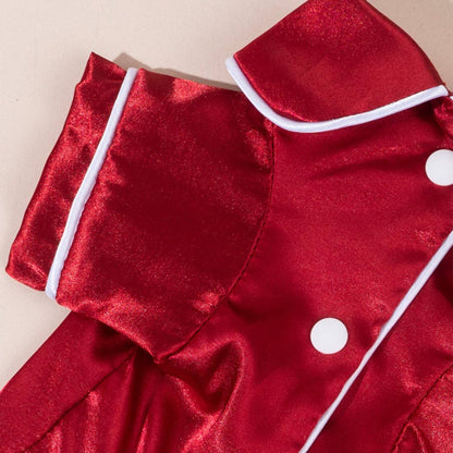 Cheerhunting  Chic Satin Dog pajamas