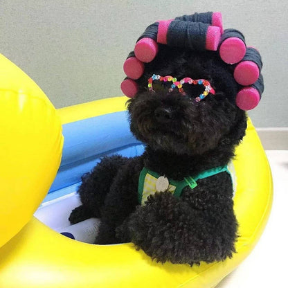 Curly Hair Wig for Dogs & Cats – Pet Costume Hat