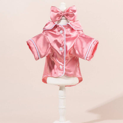 Cheerhunting  Chic Satin Dog pajamas