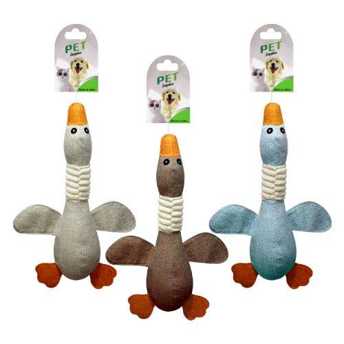 9" Duck Pet Toy 12"X3.5" - Doglicious Bakery Bites