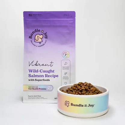 Bundle x Joy - Vibrant Wild-Caught Salmon Dog Food (Poultry-Free) 12lb