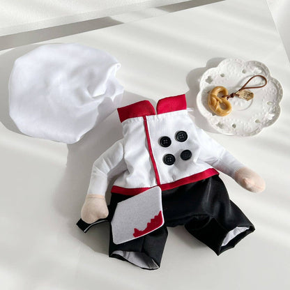 Chef Pet Costume Dog Cat Cooking Outfit