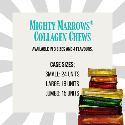 Mighty Marrows Collagen Dental Chew - Bacon - 2 Sizes