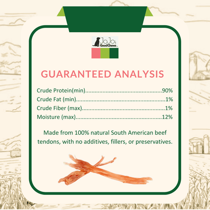 All - Natural Beef Y Tendon Chews for Dogs - Doglicious Bakery Bites