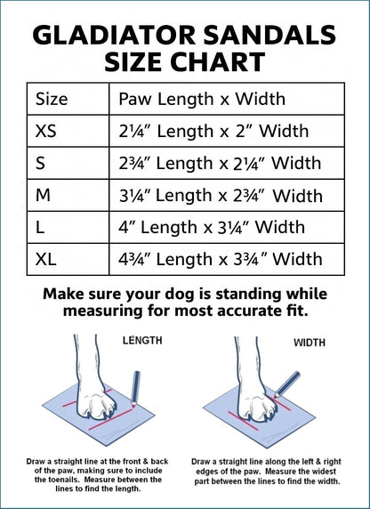 AllDogBoots - Gladiator Dog Sandals - Doglicious Bakery Bites