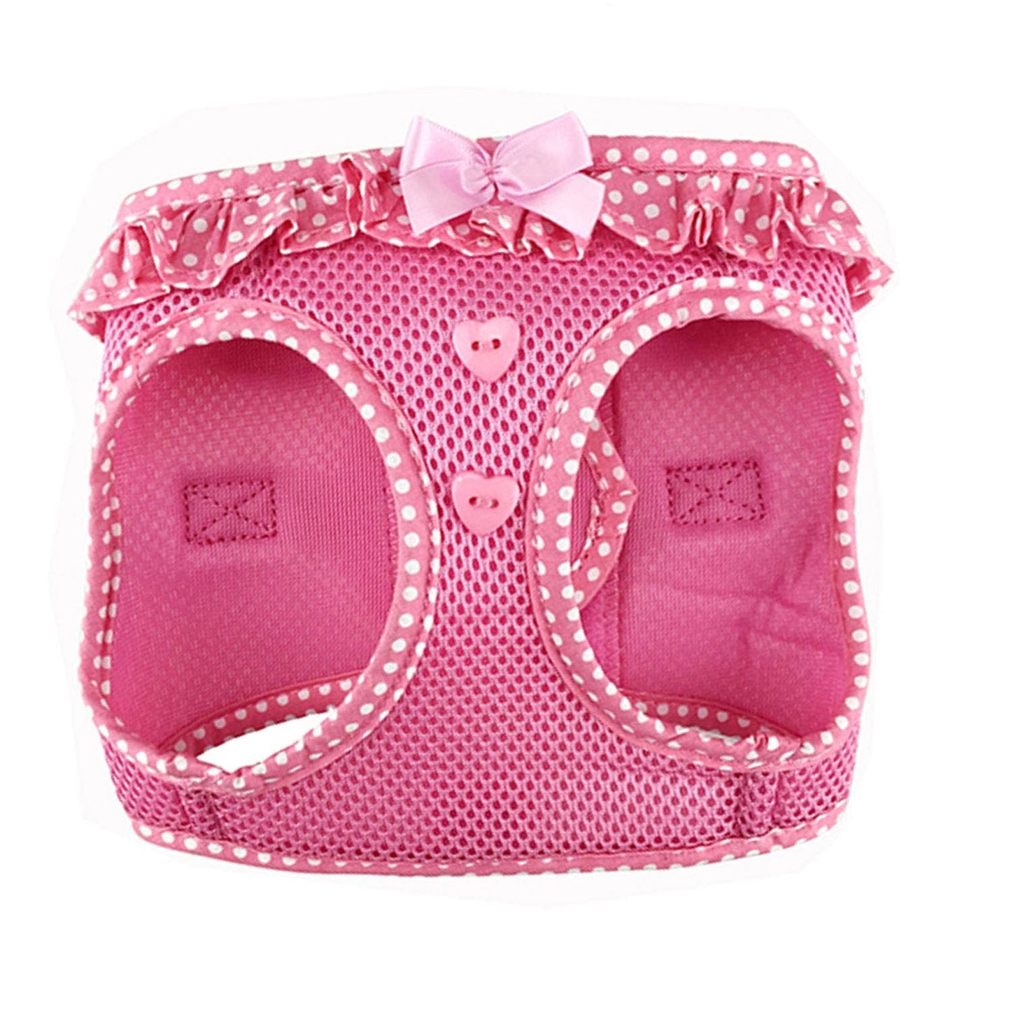 American River Polka Dot Dog Harness - Pink - Doglicious Bakery Bites