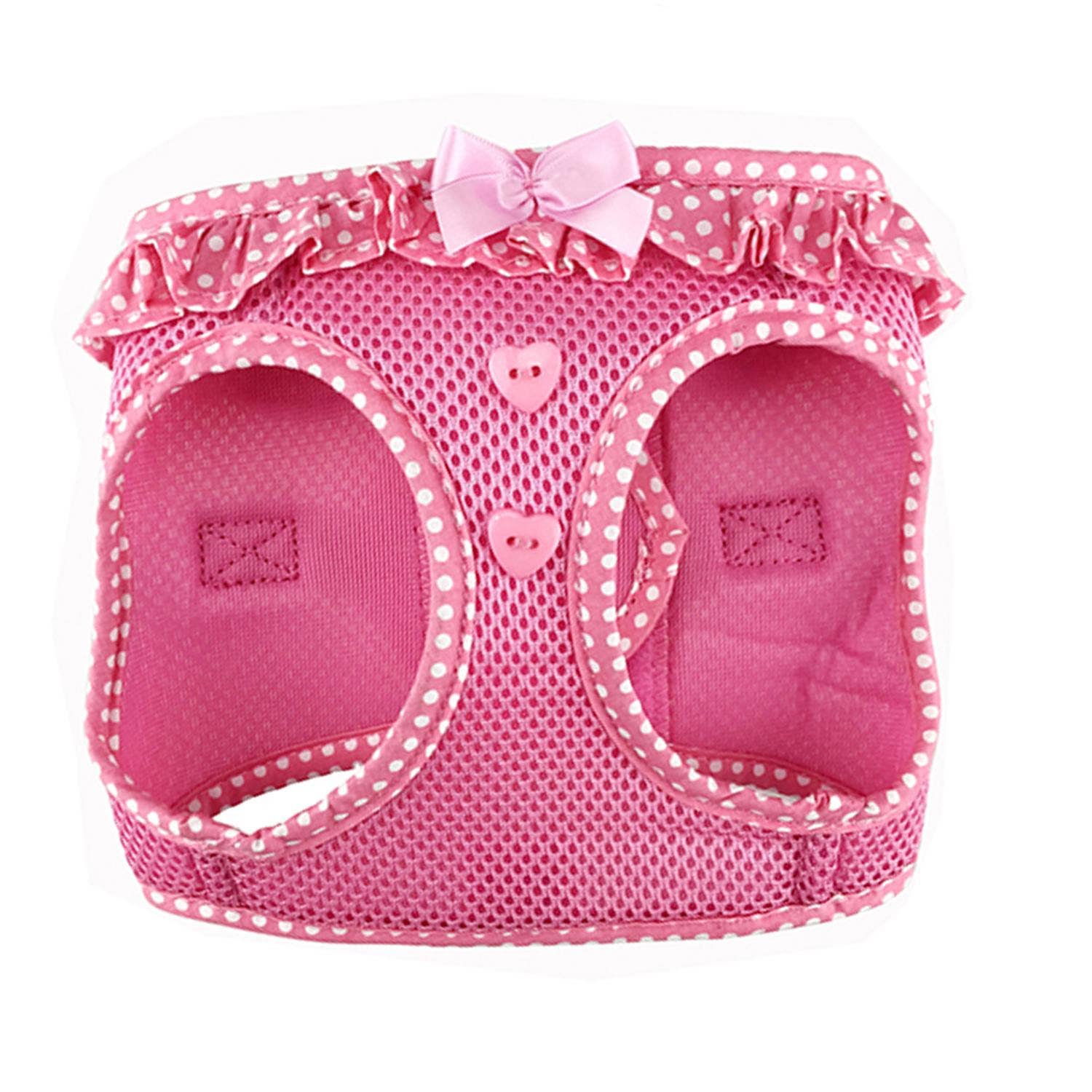 American River Polka Dot Dog Harness - Pink - Doglicious Bakery Bites