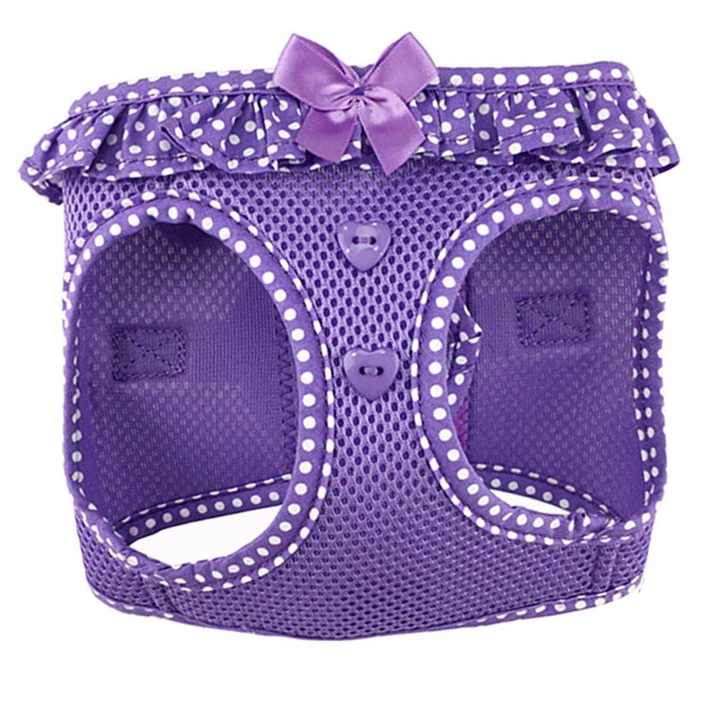 American River Polka Dot Dog Harness - Purple - Doglicious Bakery Bites