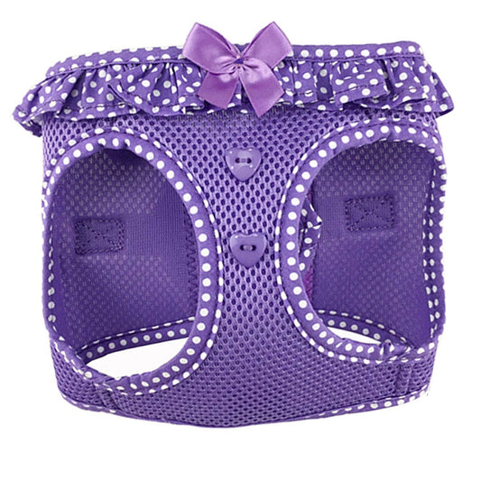American River Polka Dot Dog Harness - Purple - Doglicious Bakery Bites