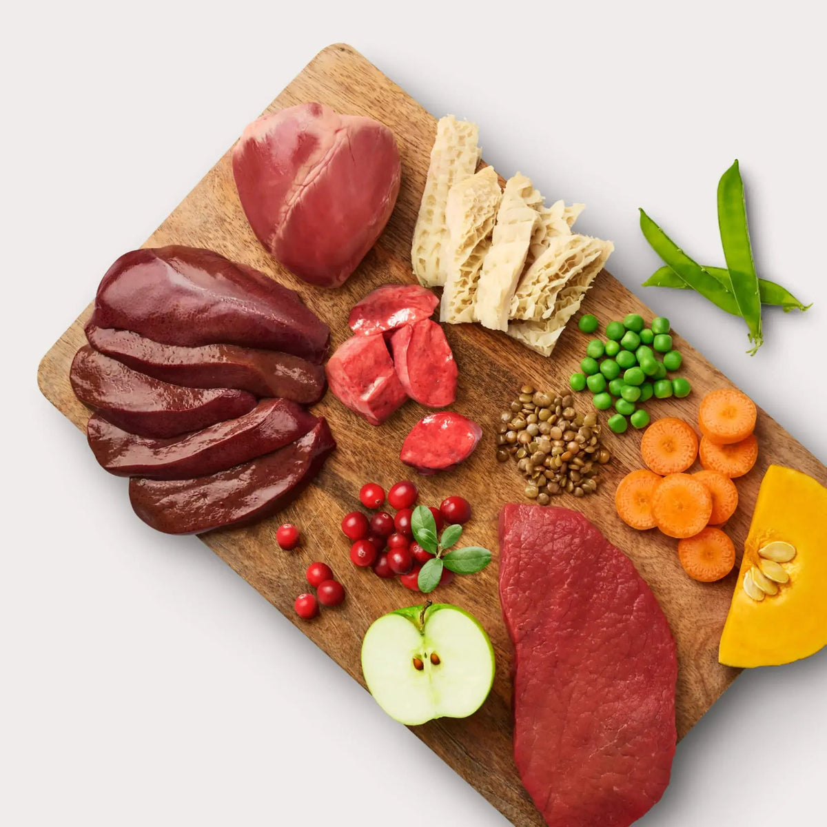 Animals Like Us - RawMix25 With Beef Organs Freeze-Dried Raw Dog Food 2lb - Doglicious Bakery Bites