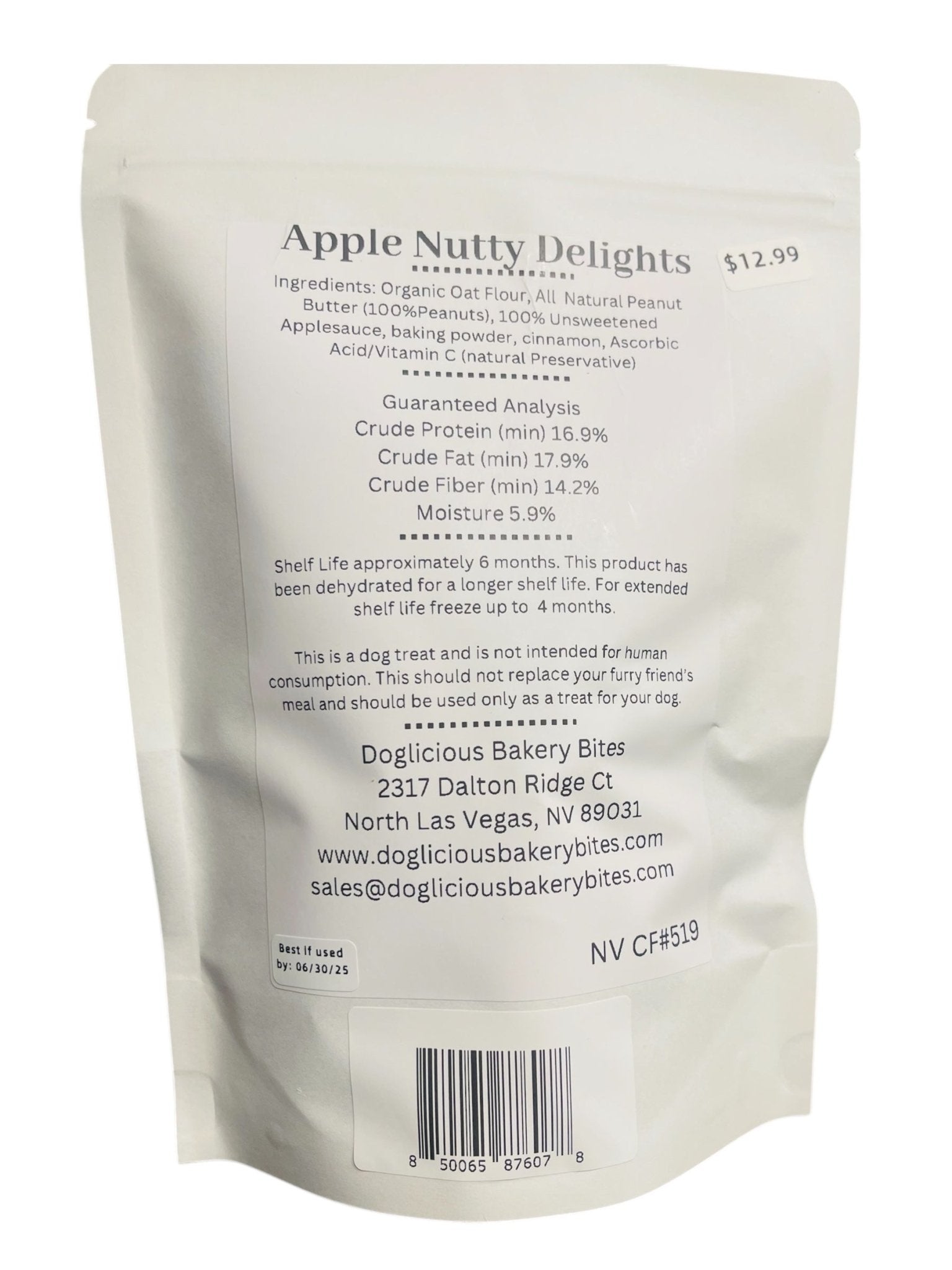 Apple Nutty Delights - Wholesale - Doglicious Bakery Bites