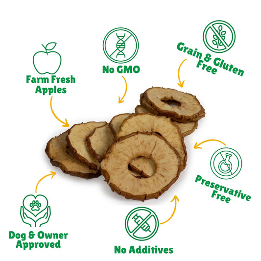 Apple Rings Dog Treats - Doglicious Bakery Bites