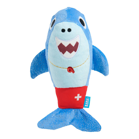 BARK Pool Shark Shane Plush Dog Toy - Doglicious Bakery Bites