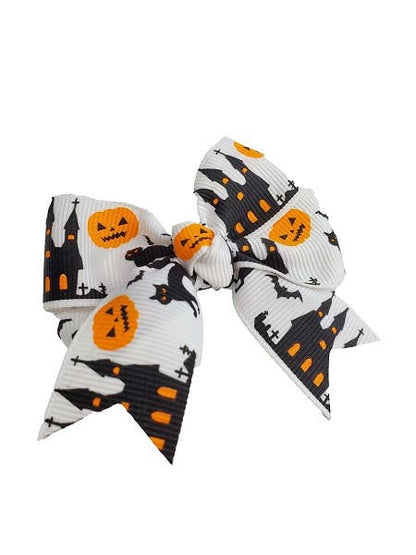 Barker's Bowtique - Canine Clips - Halloween Large Bow - Doglicious Bakery Bites