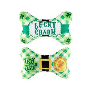 Barker's Bowtique - HIP DOGGIE ST. PATRICK'S SHAMROCK BONE TOY - Doglicious Bakery Bites