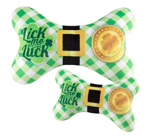 Barker's Bowtique - HIP DOGGIE ST. PATRICK'S SHAMROCK BONE TOY - Doglicious Bakery Bites
