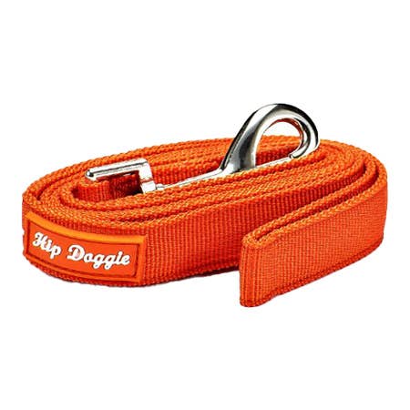 Barker's Bowtique - Hip Doggie - Webbed Leash – Orange - Doglicious Bakery Bites