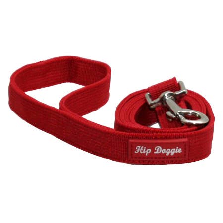 Barker's Bowtique - Hip Doggie - Webbed Leash – Red - Doglicious Bakery Bites