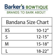 Barker's Bowtique - I Licked it, So it's Mine Dog Bandana - reversible - Doglicious Bakery Bites