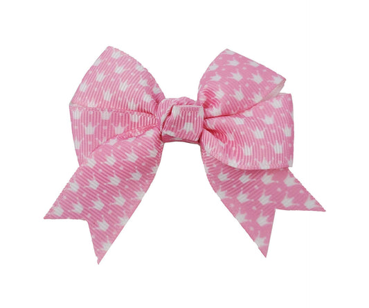 Barker's Bowtique - Large Pink Crowns Canine Clip - Doglicious Bakery Bites
