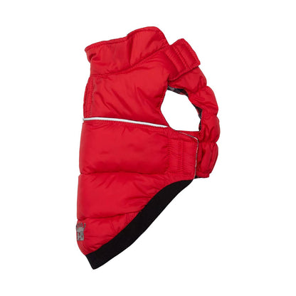 Barker's Bowtique - Red / Gingham Flex-Fit Reversible Puffer - Doglicious Bakery Bites