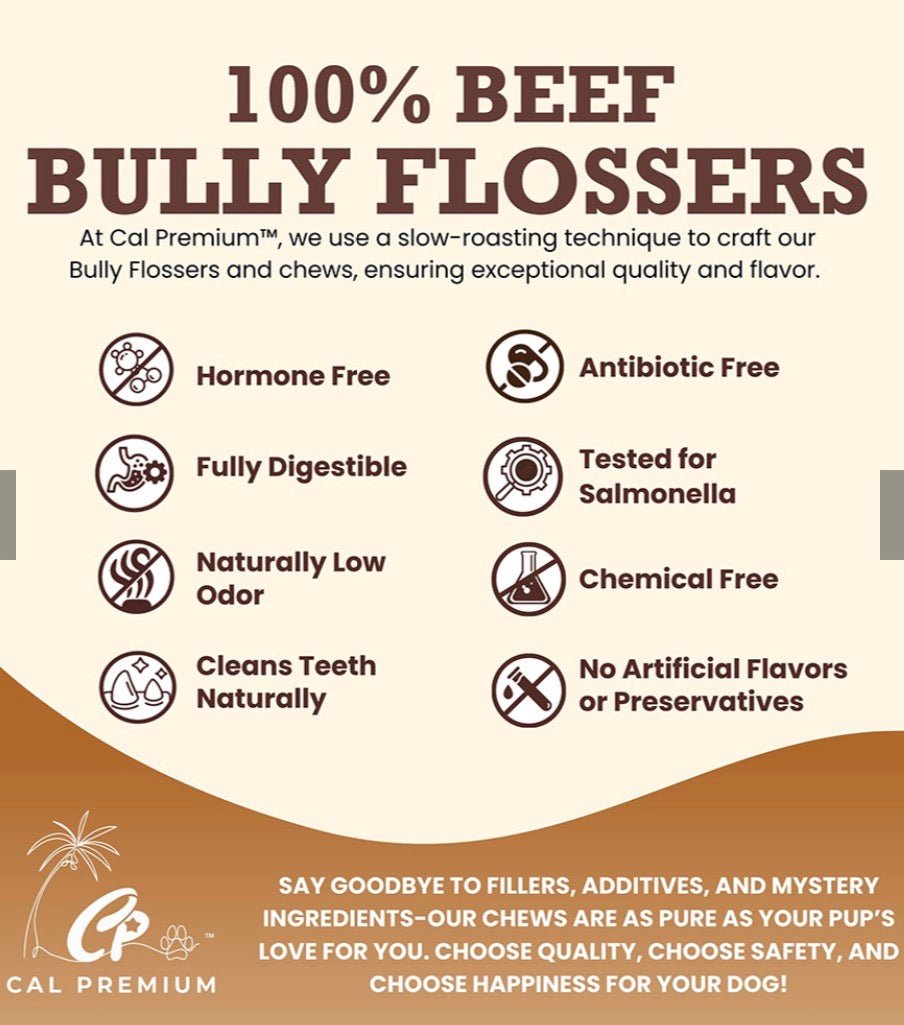 Beef Bully Flossers - Doglicious Bakery Bites