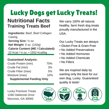 BEEF TRAINING TREATS - Doglicious Bakery Bites