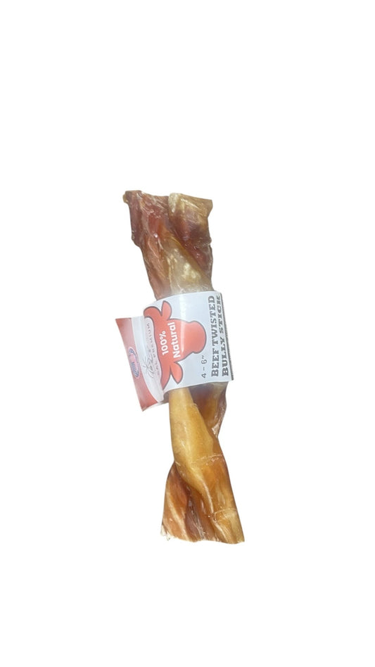 Beef Twisted Bully Stick ￼ - Doglicious Bakery Bites