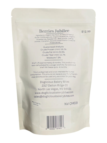 Berries Jubilee - Wholesale - Doglicious Bakery Bites