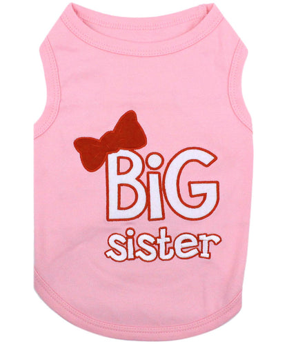 Big Sister Dog T-Shirt – Adorable & Fun Outfit for Pets - Doglicious Bakery Bites