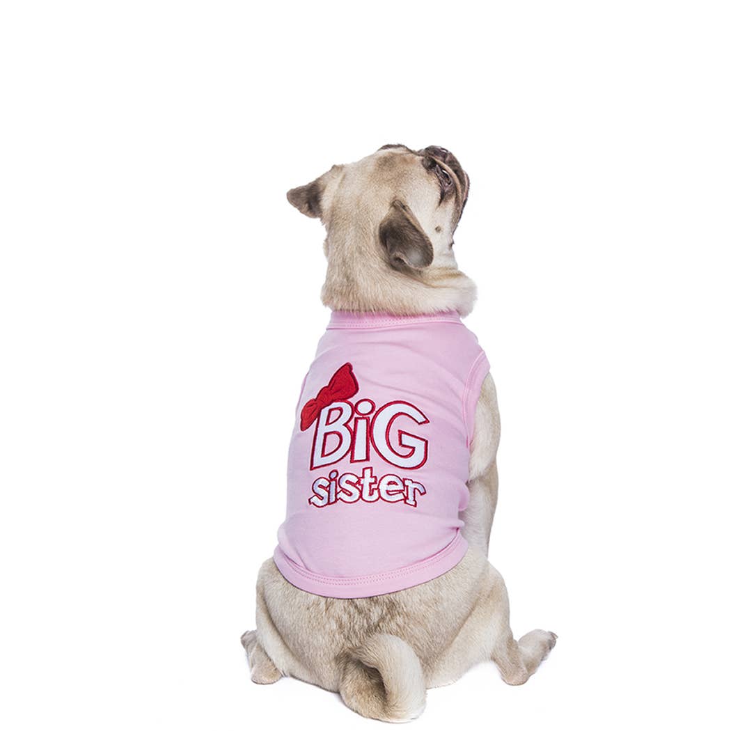 Big Sister Dog T-Shirt – Adorable & Fun Outfit for Pets - Doglicious Bakery Bites