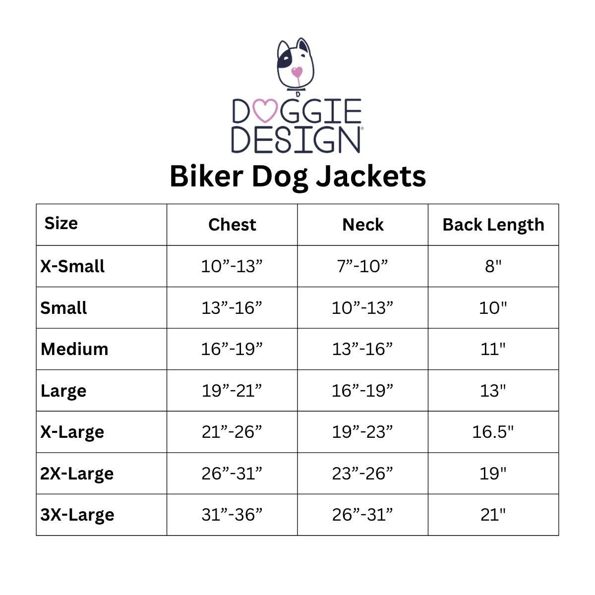 Biker Dawg Motorcycle Dog Jacket - Black - Doglicious Bakery Bites