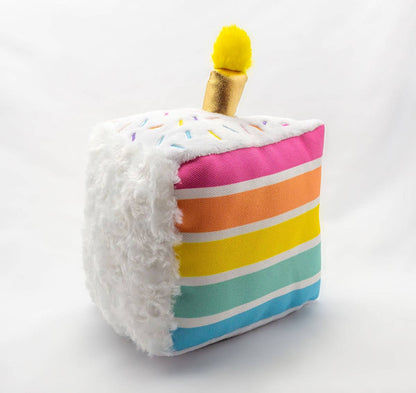 Birthday 5 - Layer Cake Plush Dog Toy 8" - Doglicious Bakery Bites