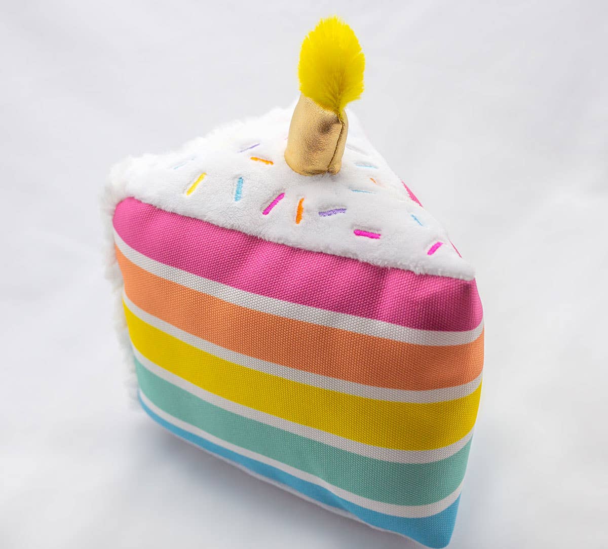 Birthday 5 - Layer Cake Plush Dog Toy 8" - Doglicious Bakery Bites