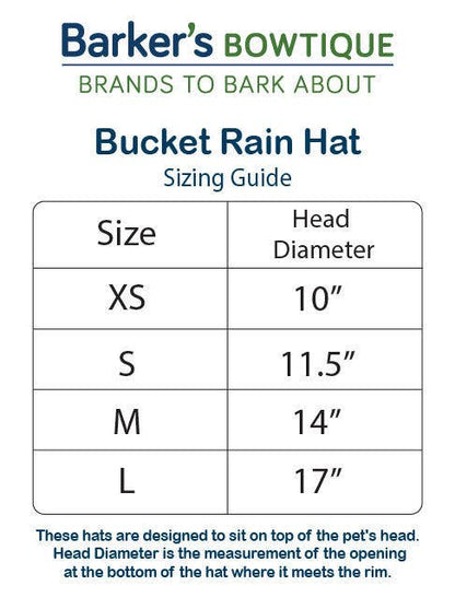 Bucket Hat/Rain Hat Ducks - Plaid - Doglicious Bakery Bites
