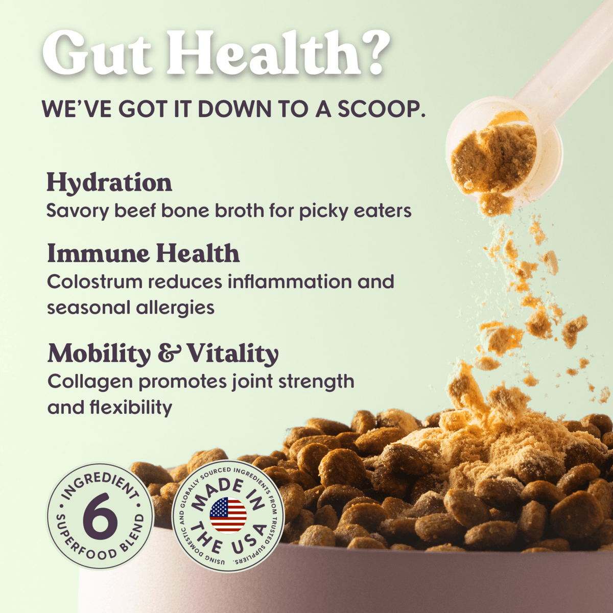 Bundle x Joy - Bone Broth & Colostrum Daily Boost Powder | Gut Health - Doglicious Bakery Bites